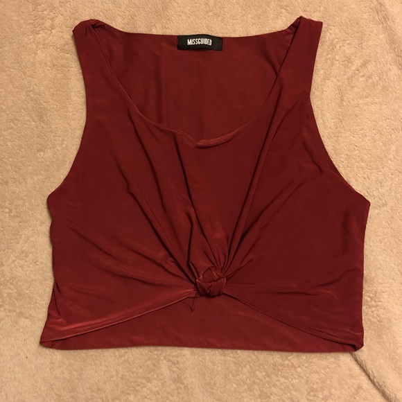 Missguided Tops - Knotted crop top
